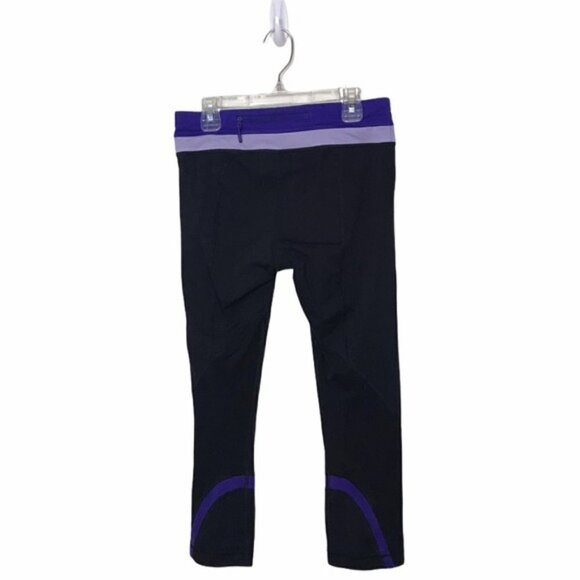 Lululemon Run Inspire Crop II Black Leggings - Picture 2 of 8